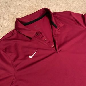 Men’s Nike golf polo - Maroon color